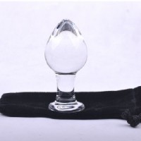 Glass Anal Plug Clear